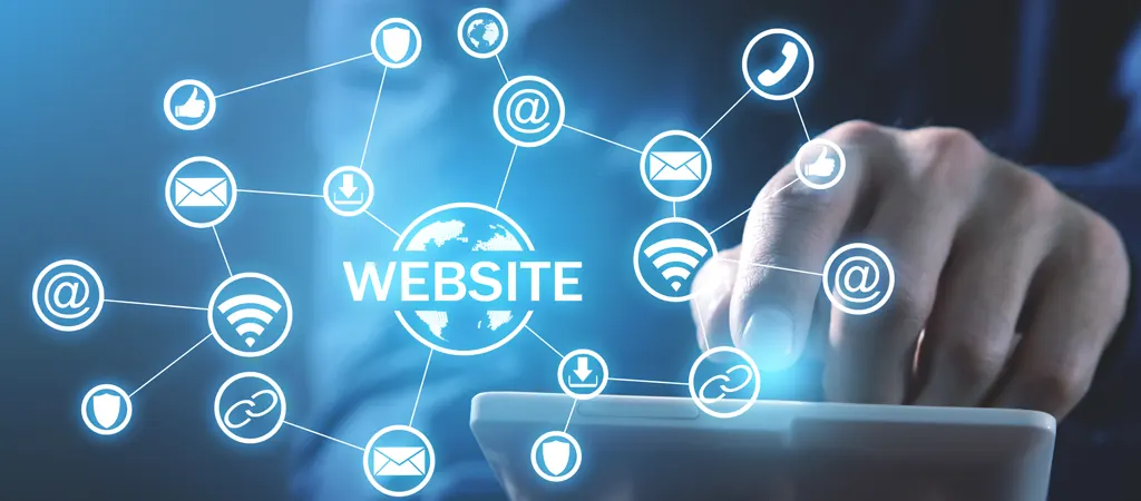 Hatásos havidíjas linképítés, digitális hálózat kapcsolatokkal és weboldal ikonokkal, eredményes SEO stratégia bemutatása.